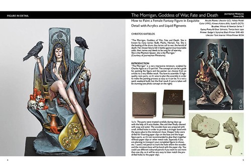 Manual de modelado a escala Vol.2 - Pintura femenina 75 mm - Cómo pintar Morrigan - Imagen 3 de 12