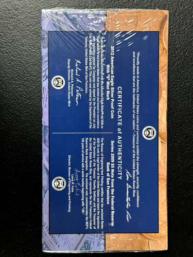U.S. Mint 2012 Making American History coin and currency set w/CoA - Picture 2 of 2