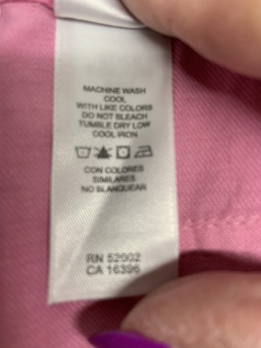 Liz Claiborne Capris Size 10, With Pockets, Pink, Slits At Hemline - Picture 6 of 8