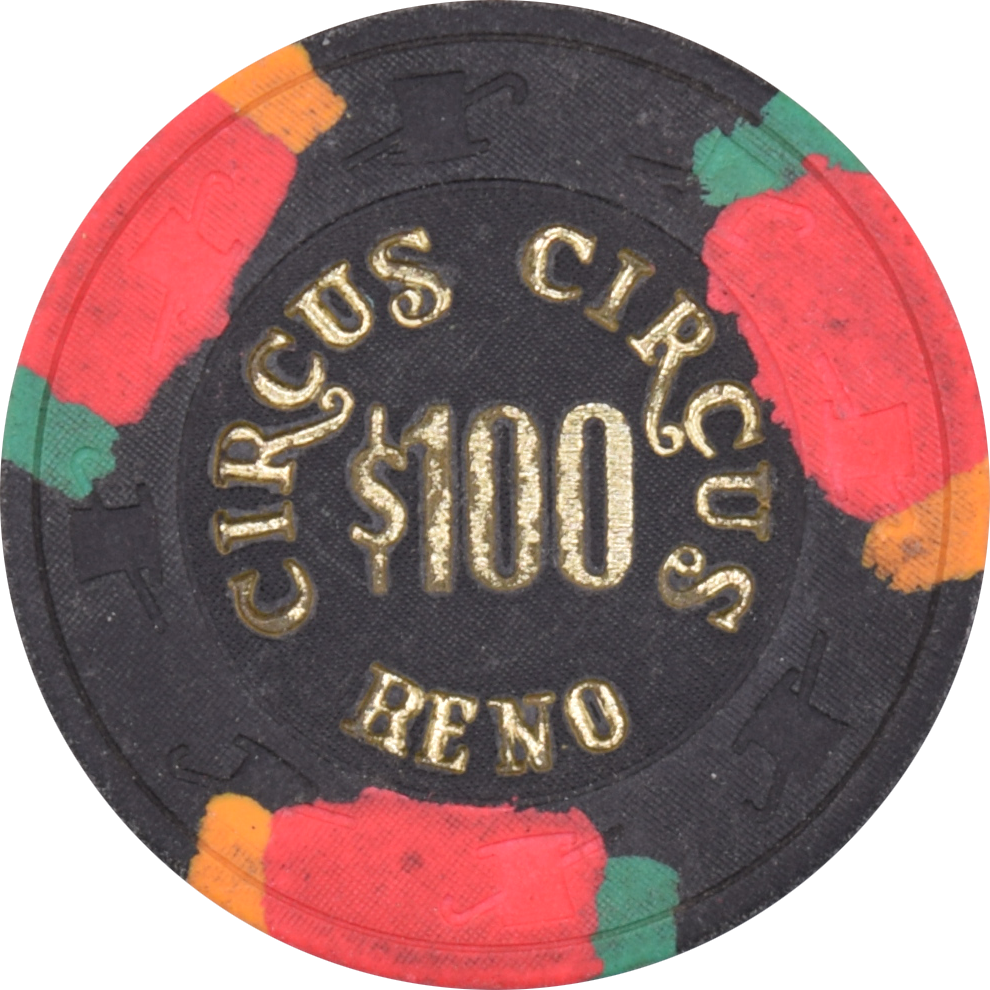 80’s Black sheep usa製circus circus reno Circus Circus Casino Reno Nevada $100 Chip 1983 | eBay