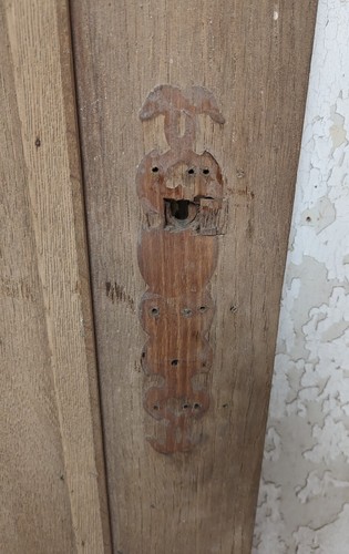 A RECLAIMED OAK INTERNAL PLANK DOOR W 896mm H 1652mm DI0916 - Picture 6 of 16