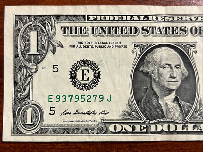 【美品 １冊だけ】A currency options primer Rare 1 Dollar Bill Series 2013 With Error Miss Cut Both