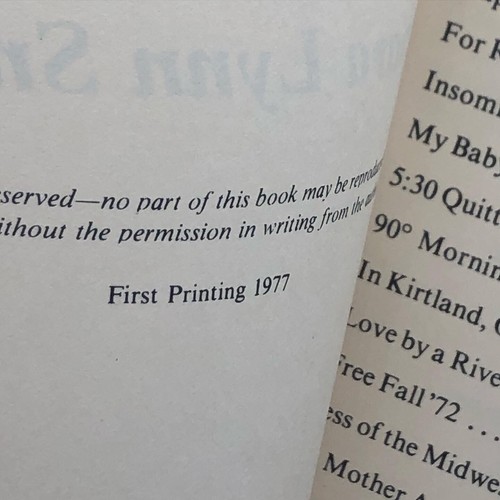 SMYTHE, Barbara Lynn. A Portrait. N.P.: Silverman Inc., 1977. First Printing. - Picture 9 of 10