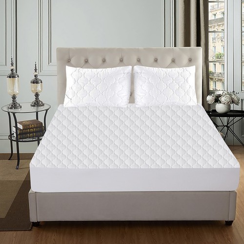 EXTRA DEEP QUILTED WATERPROOF MATRESS MATTRESS PROTECTOR FITTED SHEETS BED COVER - Picture 16 of 110