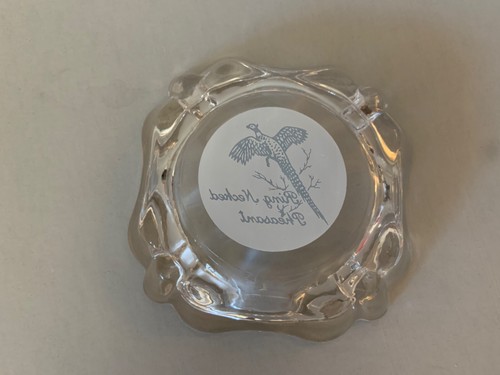 Vintage Ashtray, Ring Necked Pheasant Ashtray, retro ashtray, gift for guy, EUC - Picture 6 of 6