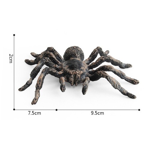 2 StüCk 9,5Cm Groß GefäLschte Realistische Spinne Insekten Modell Spielzeug - Picture 7 of 7