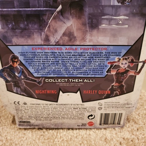 MISB DC Universe Batman Arkham City NIGHTWING action figure Legacy Edition - Picture 5 of 10