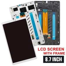 LCD Display Touch Screen Digitizer Assembly Frame For Samsung Galaxy Tab A7 Lite