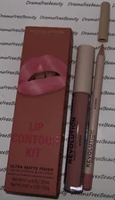 Revolution Lip Contour Kit *QUEEN* Ultra Matte Liquid Lipstick Lip Liner Set NIB