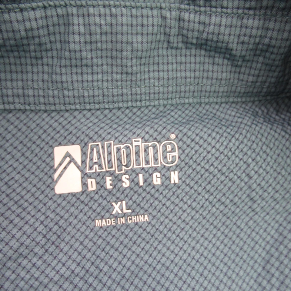Alpine Design Shirt Mens XL Long Sleeve Pockets Collar Casual Regular Fit - Image 3 of 4