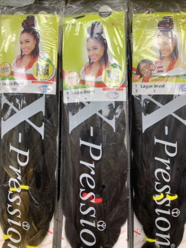 X-PRESSURE (XPRESSION) ULTRA CAPELLI PER INTRECCIO, ESPRESSIONE ""KANEKALON"" ORIGINALE! - Foto 284 di 285