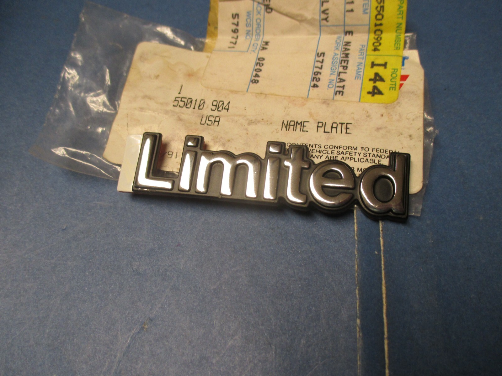 PLACA DE IDENTIFICACIÓN 