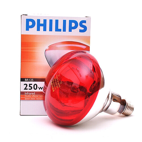 Philips Infrarotlampe 250 W 220 V BR125 E26 E27 Licht Wärmelampe Massage Hautpflege - Bild 6 von 10