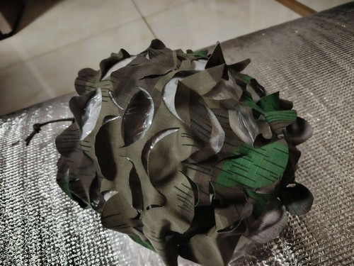 Laser Cut 3D Camouflage Taktischer Helm Abdeckung Haut MC Camouflage Helm Tuch Streifen - Bild 21 von 42