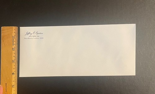 Envelope Jeffrey E. Epstein Palm Beach Florida - 第 7/11 張圖片