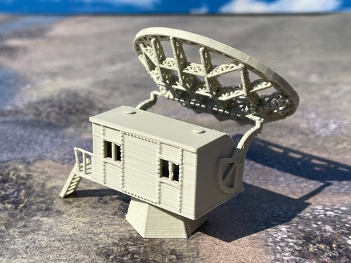 Würzburg Radar Douvres & Bunker 20mm, 1/72, 28mm, 32mm 1/35 WW2 Building - Picture 11 of 31