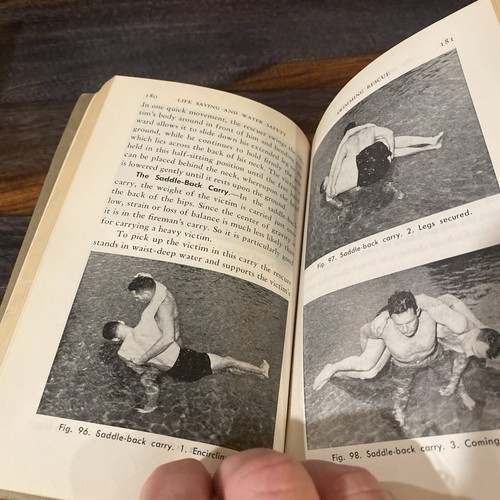 Vintage 1937 , 1956 Life Saving & Water Safety American Red Cross Book Manual - Picture 9 of 10