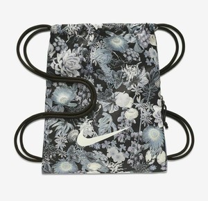 NIKE-Heritage-Gym-Sack-Bag-Floral-Print-Anthracite-White-New