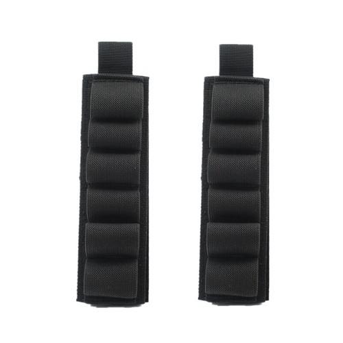 Juego de 2 piezas de adhesivo táctico de 6 rondas ShotShell soporte bolsa de munición para calibre 12 - Imagen 14 de 15