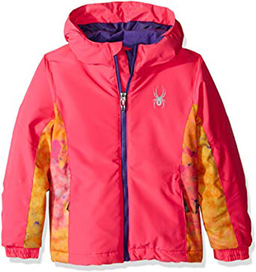 Spyder Kids Bitsy Charm Snow Jacket,Ski Snowboarding Jacket,Size M 10//12 Girls