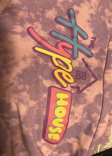 Hype House Tie Dye Drawstring Sweatpants Pink/Purple Size XXL - Picture 4 of 6