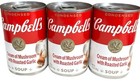 Campbell's Cream of Mushroom with Roasted Garlic Condensed Soup 10.5 oz (3 cans)