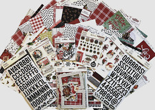 SIMPLE STORIES VINTAGE DEAR SANTA Paper Embellishments- Save 60 - Set A