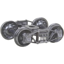 NEW Kadee Arch Bar Self Centering Trucks w/Ribbed Wheels 2 HO FREE US SHIP