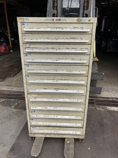 NU-ERA TOOL CABINET  12 DRAWER W/ Many DIVIDERS~~ Fair CONDITION~~