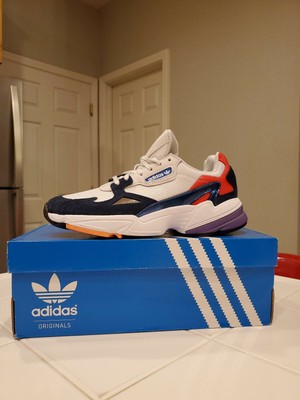 Adidas Original Falcon Crystal White Navy CG6246 Women Fashion Size 7 NEW IN BOX | eBay