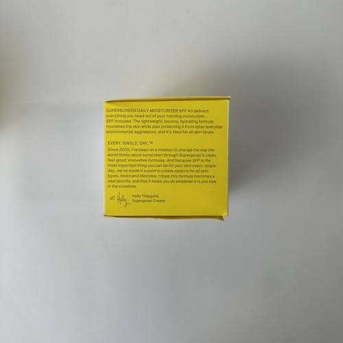 Supergoop! Superscreen Daily Cream Broad Spectrum Sunscreen SPF 40 PA+++ EXPIRED - Picture 3 of 5