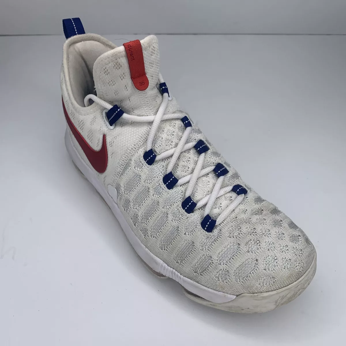 KD 9 Kevin Durant Independence Day USA 843392-160 Mens 8 Red | eBay