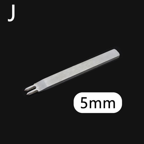 Steel Leather Prong Punch Chisel Hole Punches Stitching Craft Tools 3/4/5/6mm - Picture 22 of 28