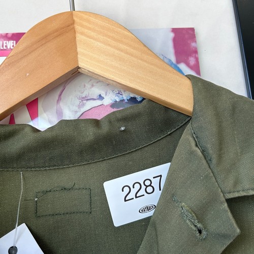 VINTAGE 60s 70s | U.S Military Fatigue OG 107 Button Down Shirt Gr. M Erwachsene - Bild 5 von 8