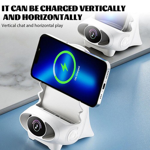 Mini chair wireless charger desk mobile phone holder 15W fast charger - Picture 7 of 18