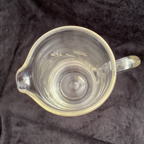Vintage Art Studio Cut Glass Pitcher Jug - Picture 9 of 9
