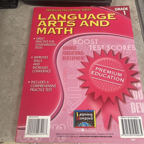 Premium Education Grade 1 Math And Language Arts Learning Horizons - Imagen 5 de 5