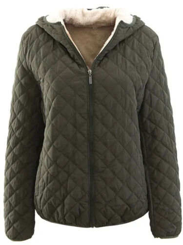 Chaqueta de invierno frio nieve para mujer gruesa con capucha chamarras nueva - Picture 16 of 17