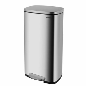 Kitchen Trash Can 8 Gallon Stainless Steel Garbage Silent Step Kitchen Trash Can 8 Gallon Stainless