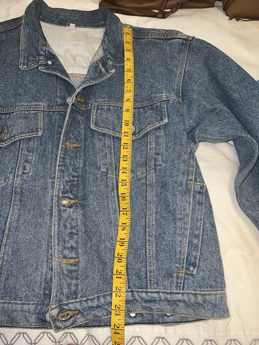 Vintage 1990s Harley Davidson Jean Jacket Size M - Picture 8 of 11