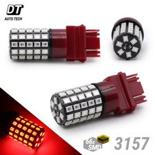 Syneticusa 3157 Red LED Rear Brake Stop High Power Tail Lamp Light Bulbs
