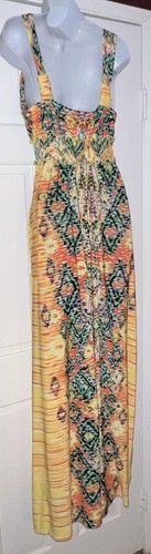 ECI New York Dress Petite 8 Sleeveless Maxi Colorful - Picture 11 of 13