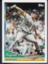 1994 Topps Baseball #623 Rafael Novoa BREWERS Rookie NM 