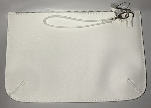 WHBM White Floral Purple/Blue Studded Clutch Large New Retails $69 - Bild 3 von 3