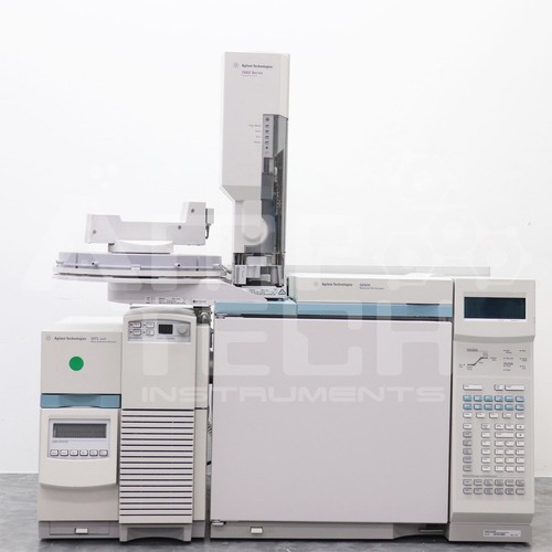 GC MS Agilent 6890n GC 5973n Mass Spectrometer EI CI 7683 Autosampler Turbo Pump - Picture 3 of 7