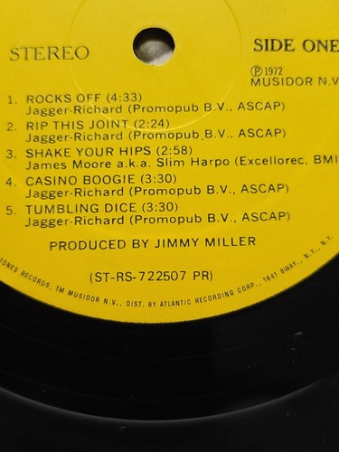 Rolling Stones EXILE ON MAIN ST Vinyl LP w/Postcards 1st Pressing Variant (1972) - Picture 16 of 17