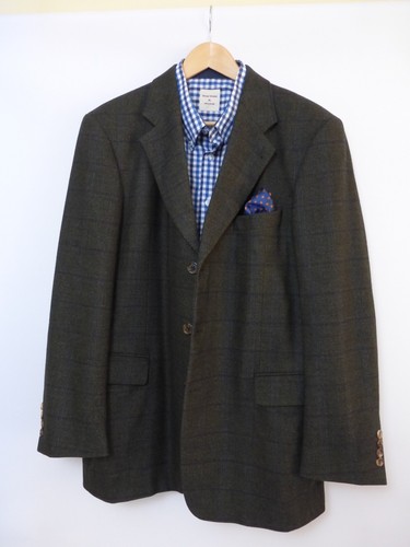 Austin Reed Sports Jacket Blazer, Fine Carlo Barbera Super 120s Pure Wool. 44" - Picture 3 of 17
