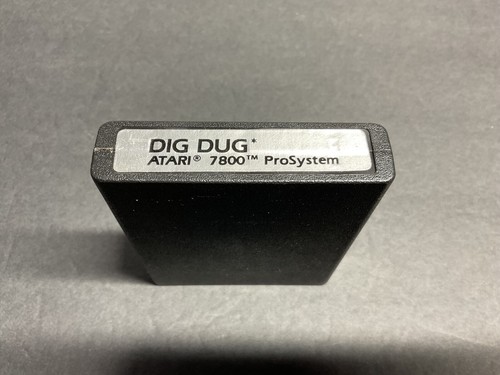 Atari 7800 Dig Dug Game and Manual Tested - Picture 8 of 9