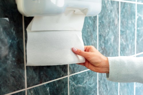450 Blatt Z-Faltung Taschentücher weiß Papierhandtücher mehrfach gefaltet 1-lagig weiche Servietten - Bild 15 von 19
