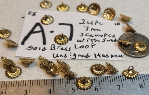 Lot #25 Vtg Miriam Haskell Bead Cap For Necklace Bracelet Earring Jewelry Design - Picture 50 of 67